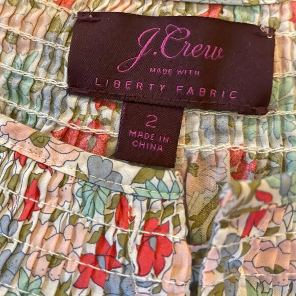 J. Crew x Liberty of London Poppy and Daisy floral print peasant blouse - Picture 5 of 14